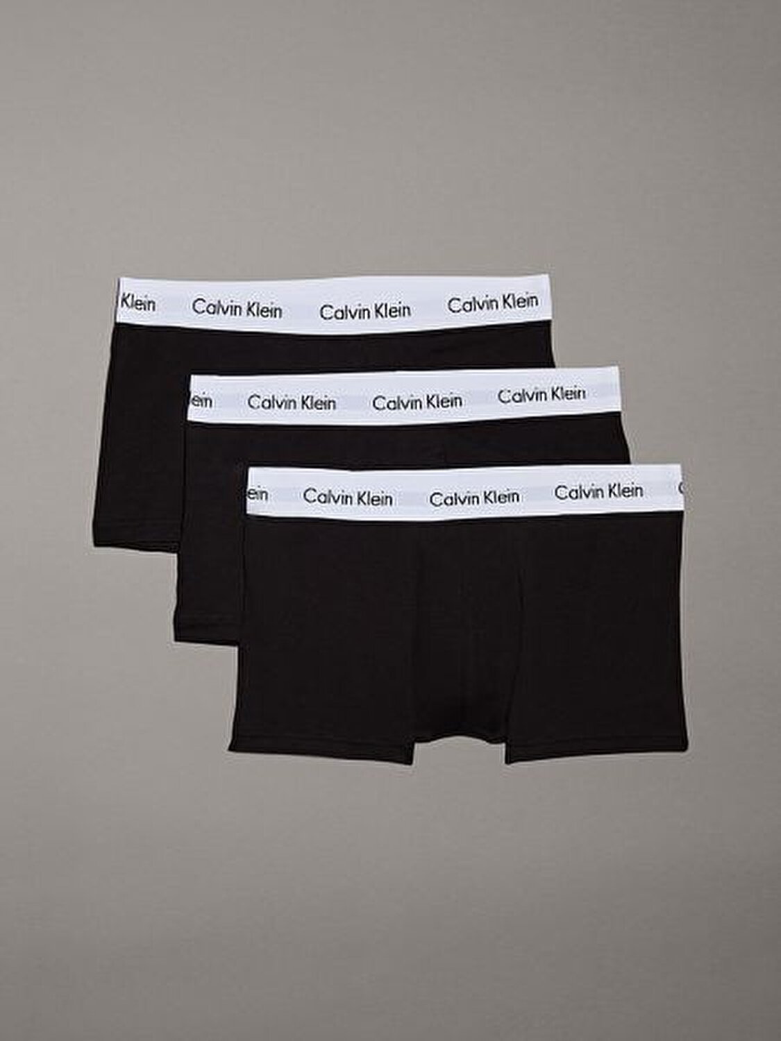 Calvin Klein Erkek 3'lü Siyah Boxer