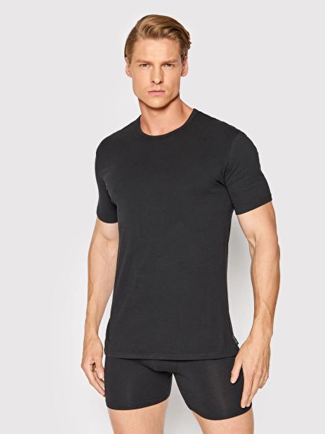 Calvin Klein Erkek 2'li Siyah T-Shirt