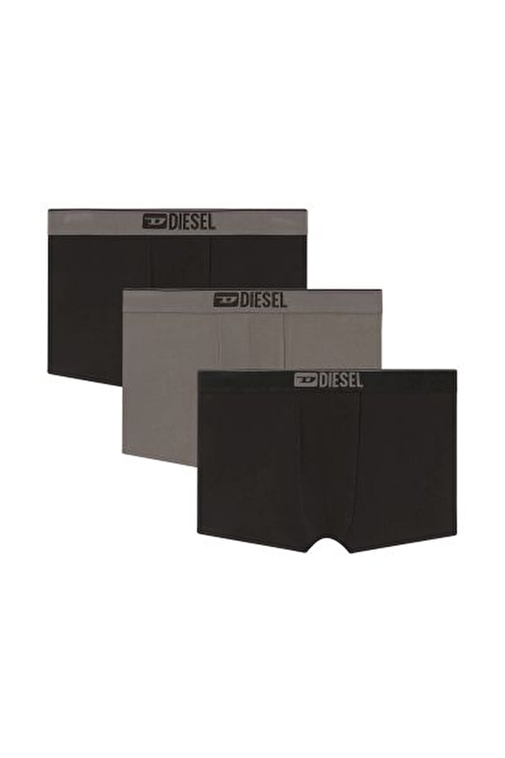 SİYAH - GRİ 3'LÜ PAKET ERKEK BOXER