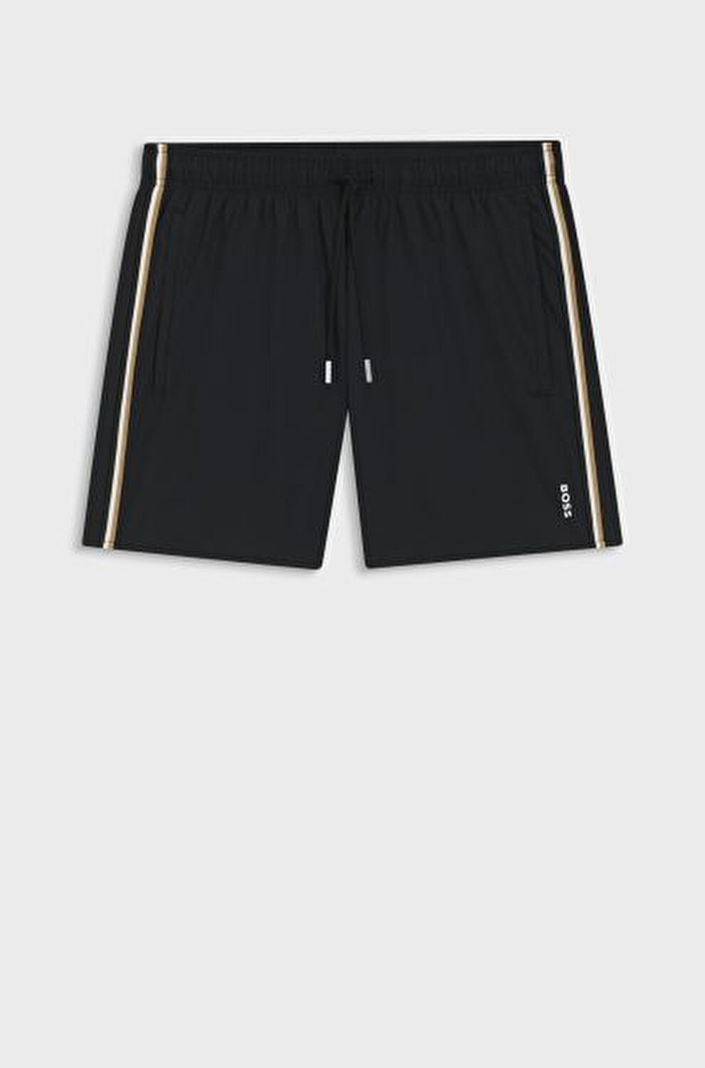 SİYAH LOGOLU ERKEK ŞORT