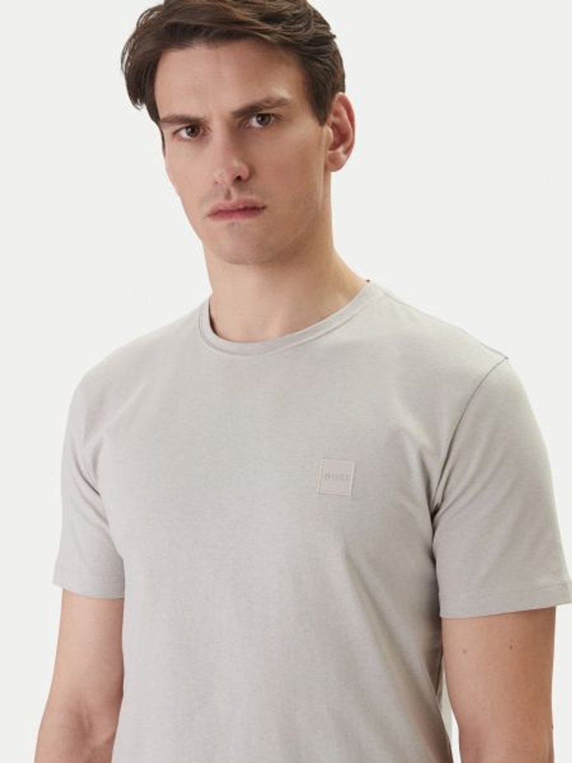 GRİ LOGOLU ERKEK T-SHIRT