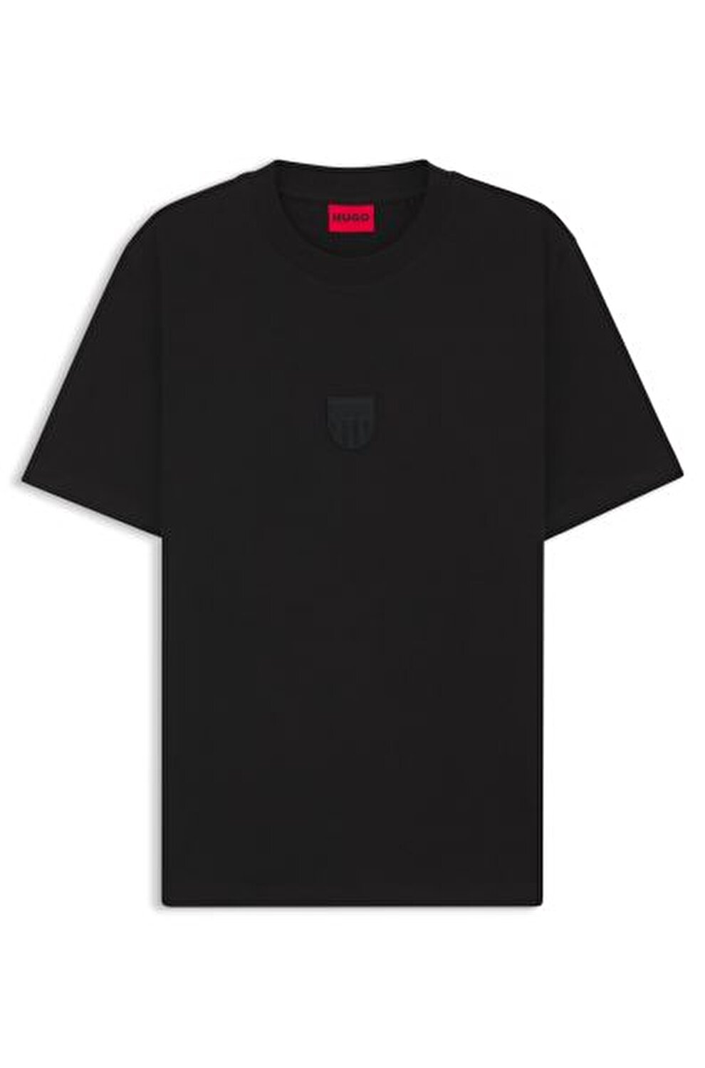 SİYAH LOGOLU ERKEK T-SHIRT