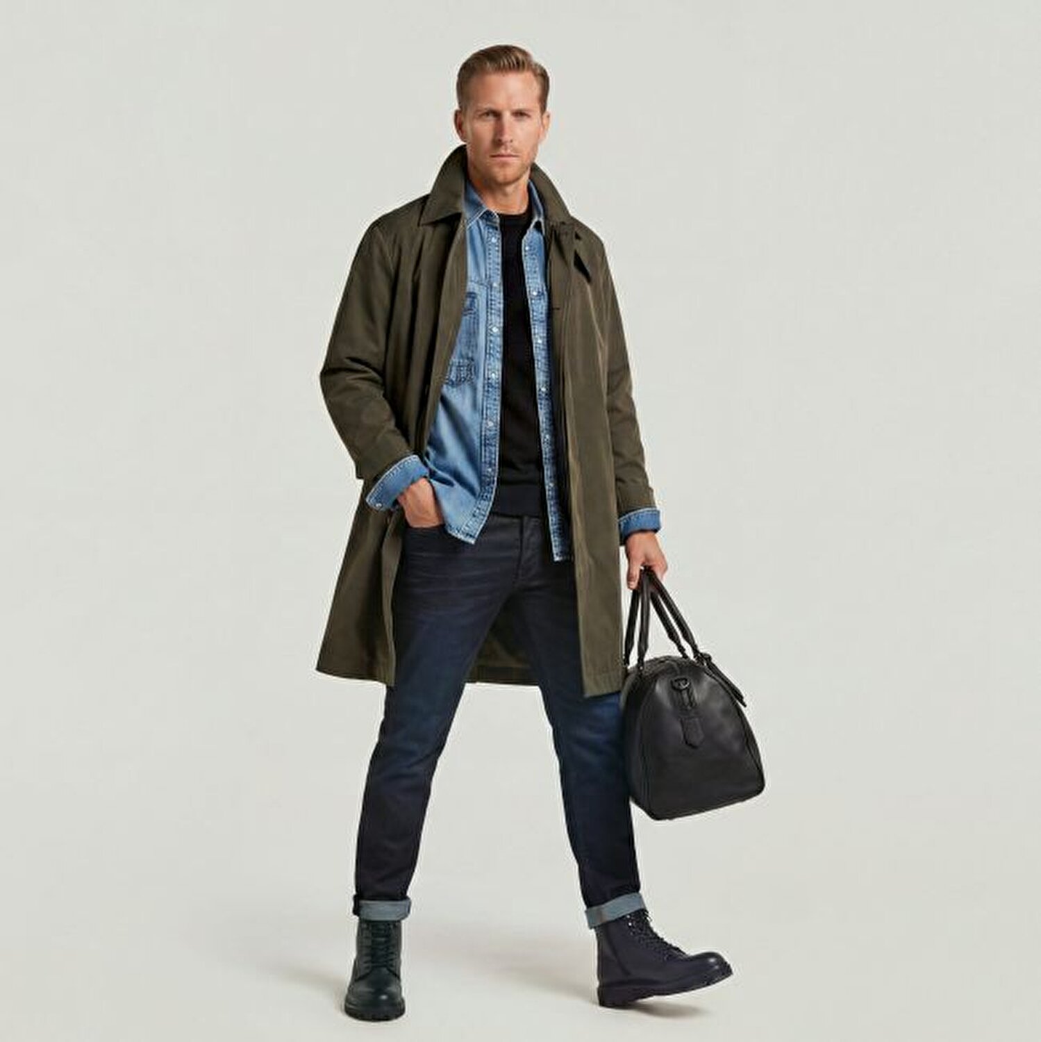 LACİVERT ERKEK 3301 REGULAR JEAN PANTOLON