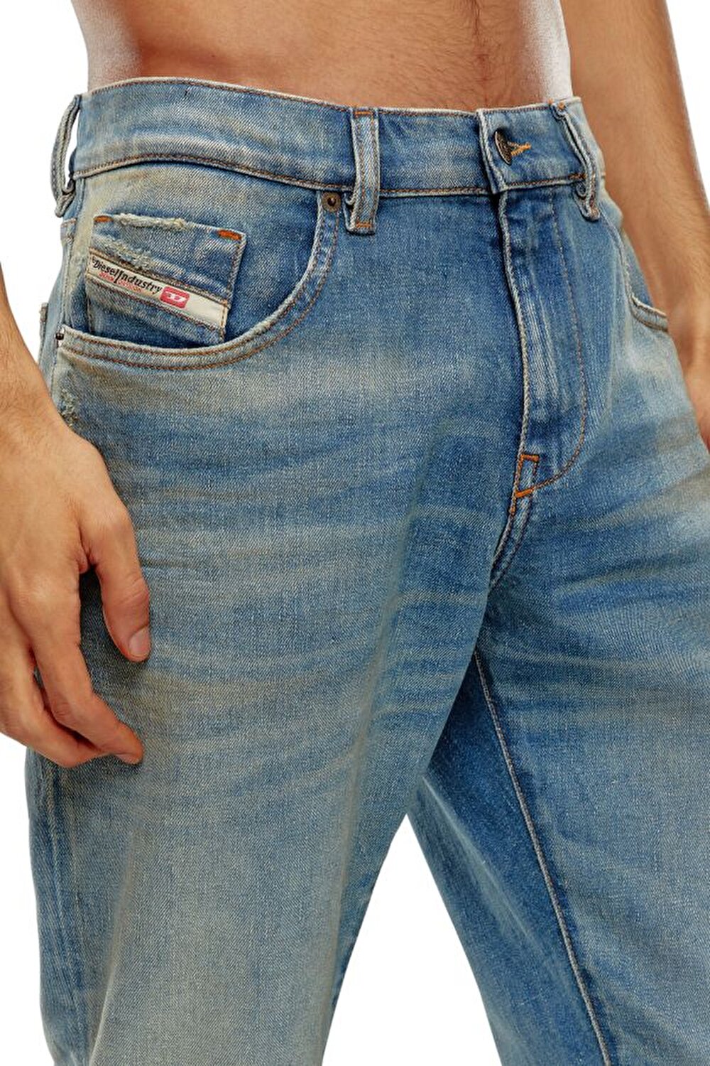 Diesel Erkek Slim Fit Mavi Jean (2019 D-STRUKT)