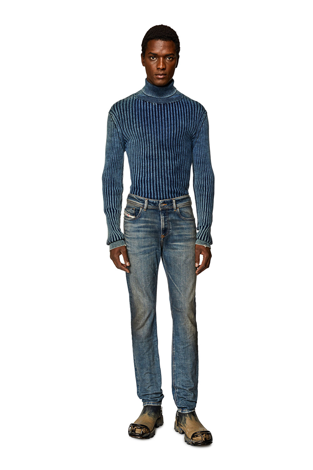 Diesel Erkek Skinny Fit Mavi Jean (1979 SLEENKER)