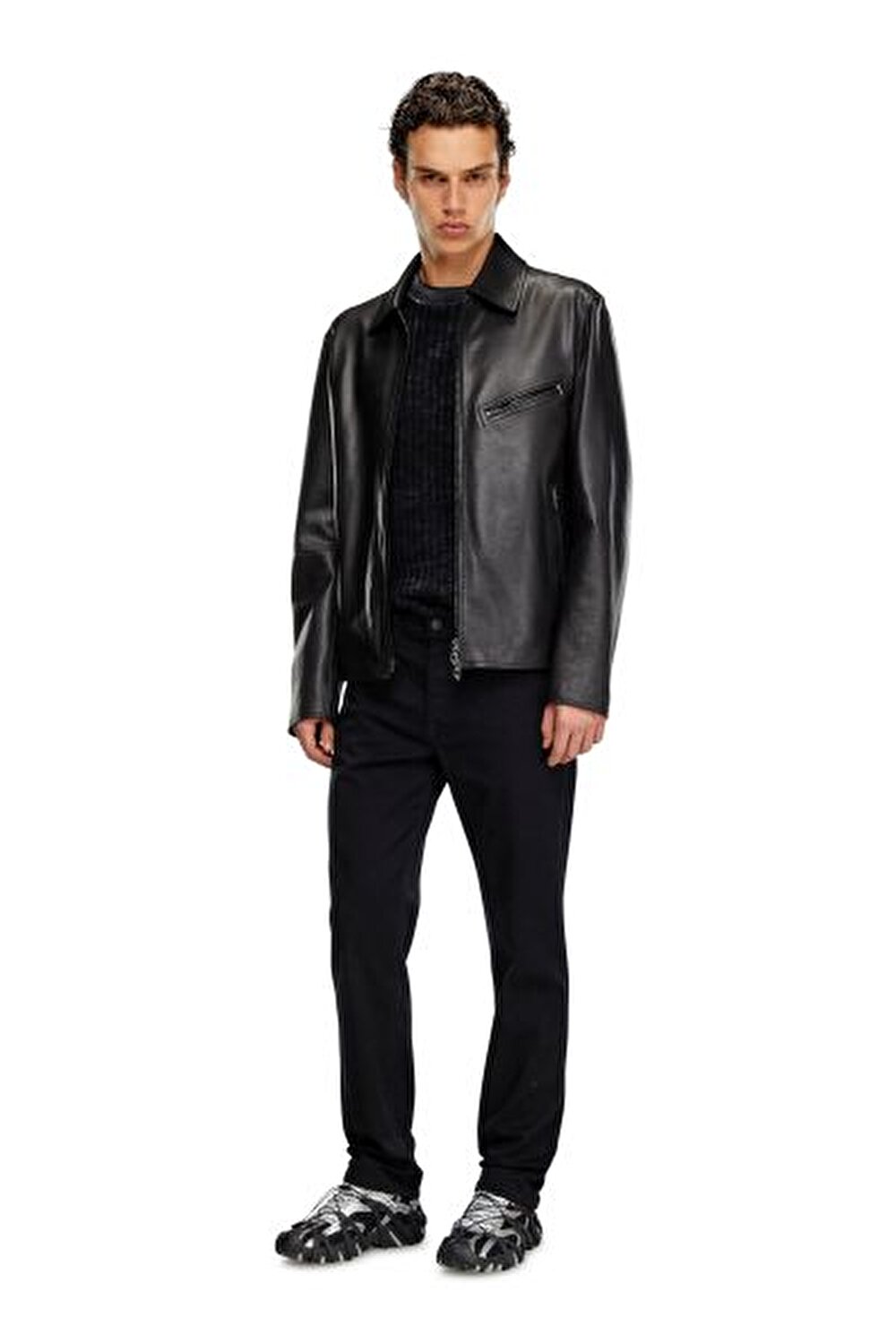 Diesel Erkek Tapered Fit Siyah Jean (2023 D-FINITIVE)