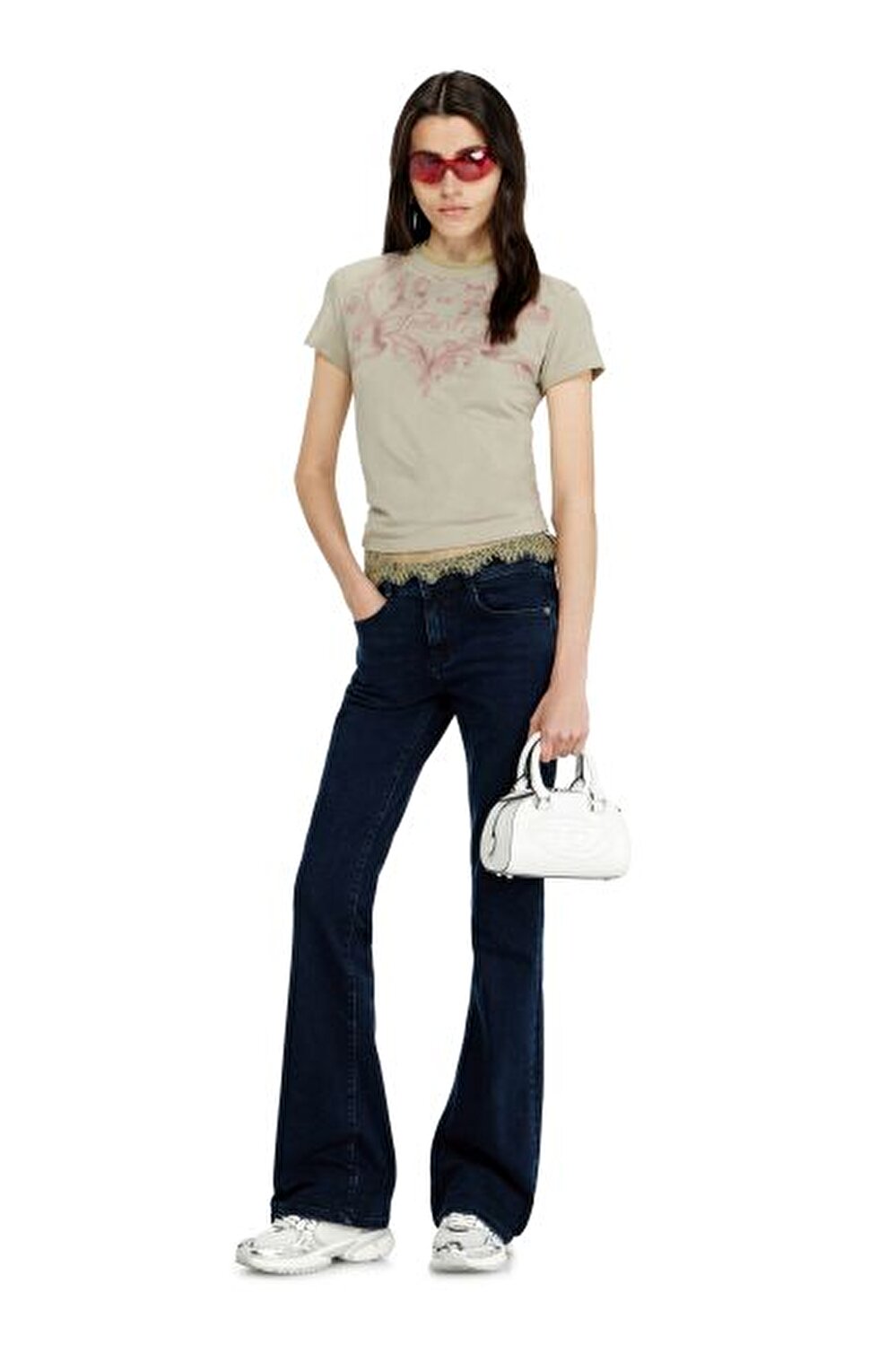 LACİVERT KADIN 1969 D-EBBEY BOOTCUT JEAN PANTOLON
