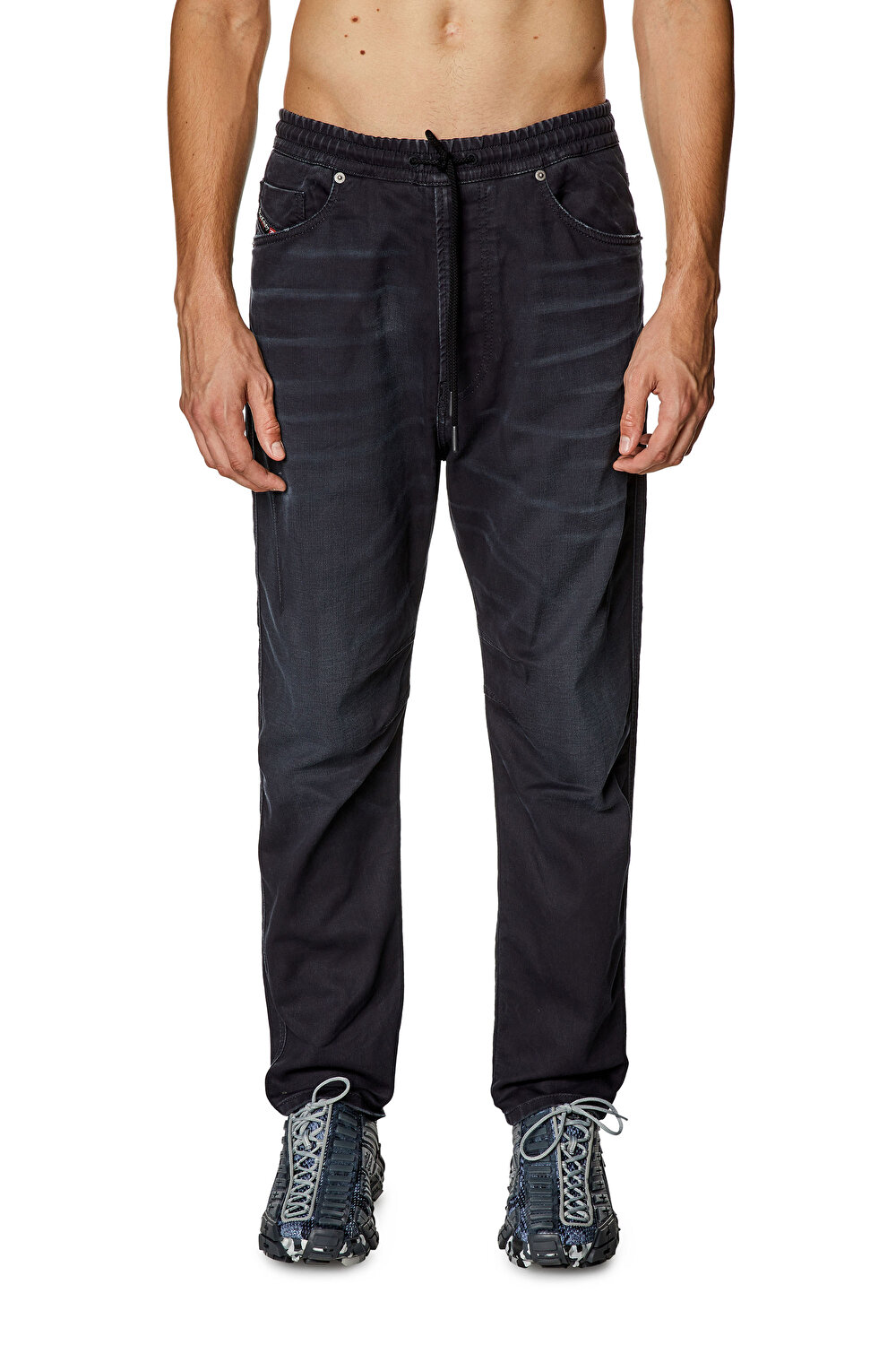 Diesel Erkek Tapered Fit Siyah Jean (2040 D-AMAGE)
