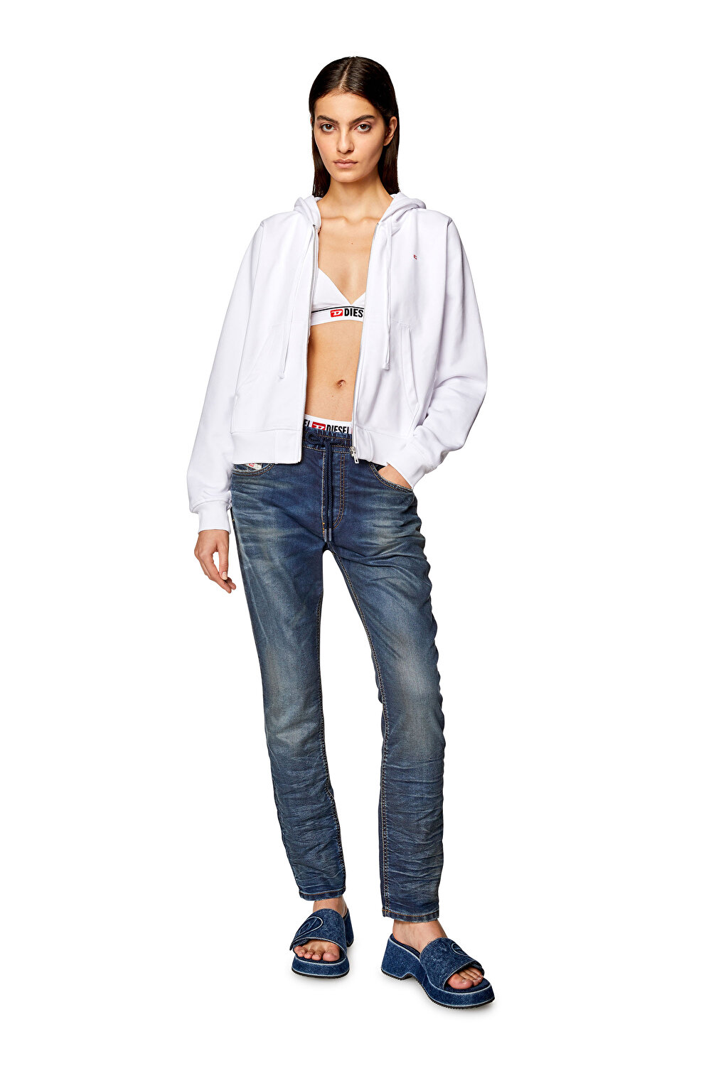 Diesel Kadın Boyfriend Fit Mavi Jean (2031 D-KRAILEY)
