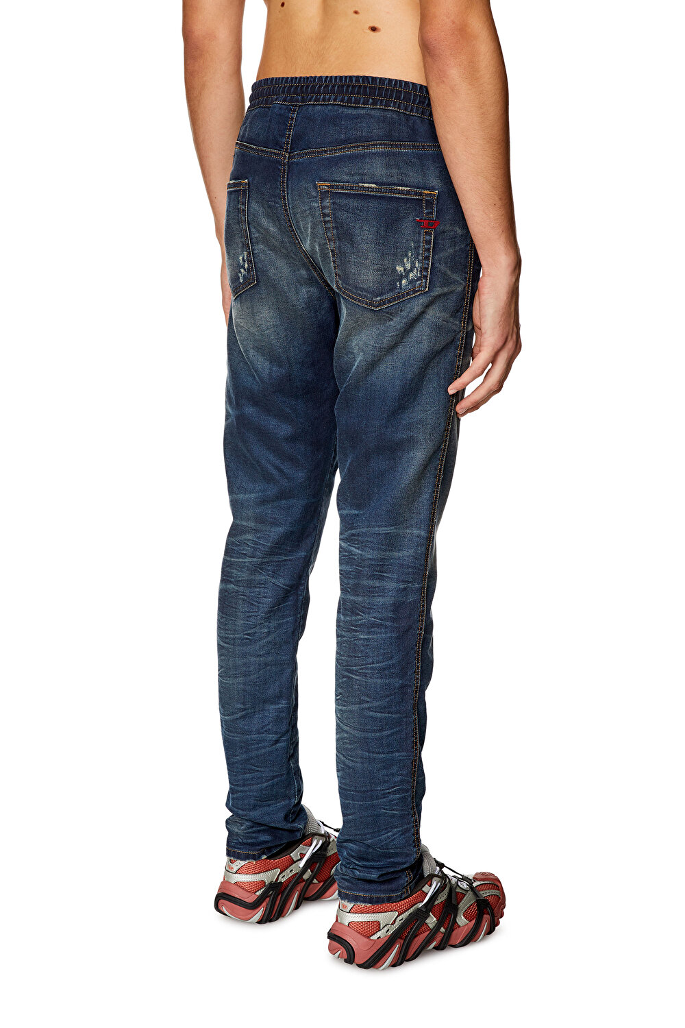 Diesel Erkek Slim Fit Mavi Jean (2060 D-STRUKT JOGG)