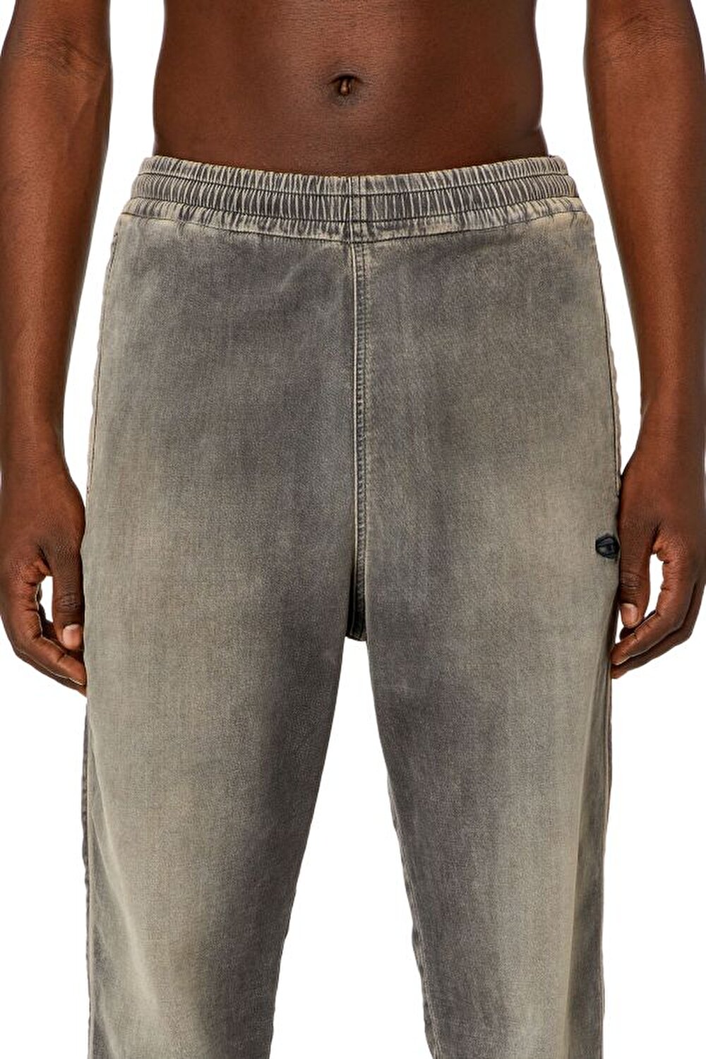Diesel Erkek Slim Fit Gri Jean (D-LAB TRACK)