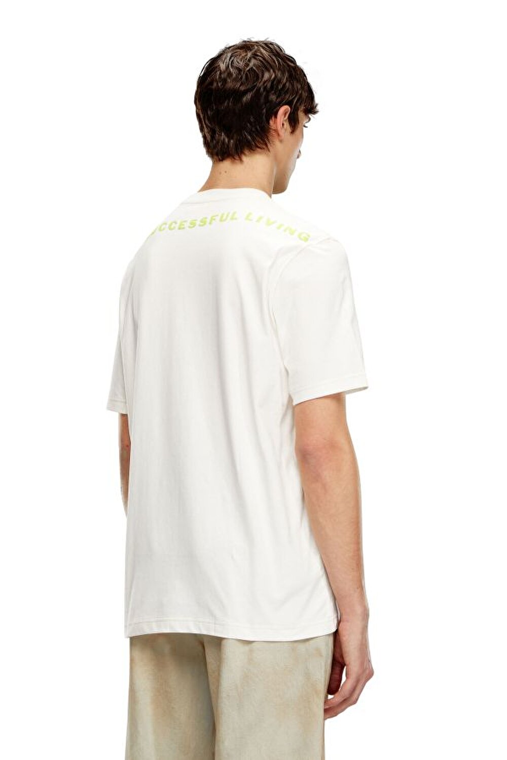 Diesel Erkek Beyaz T-Shirt