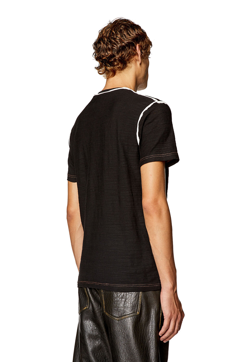 Diesel Erkek Bisiklet Yaka Siyah T-Shirt