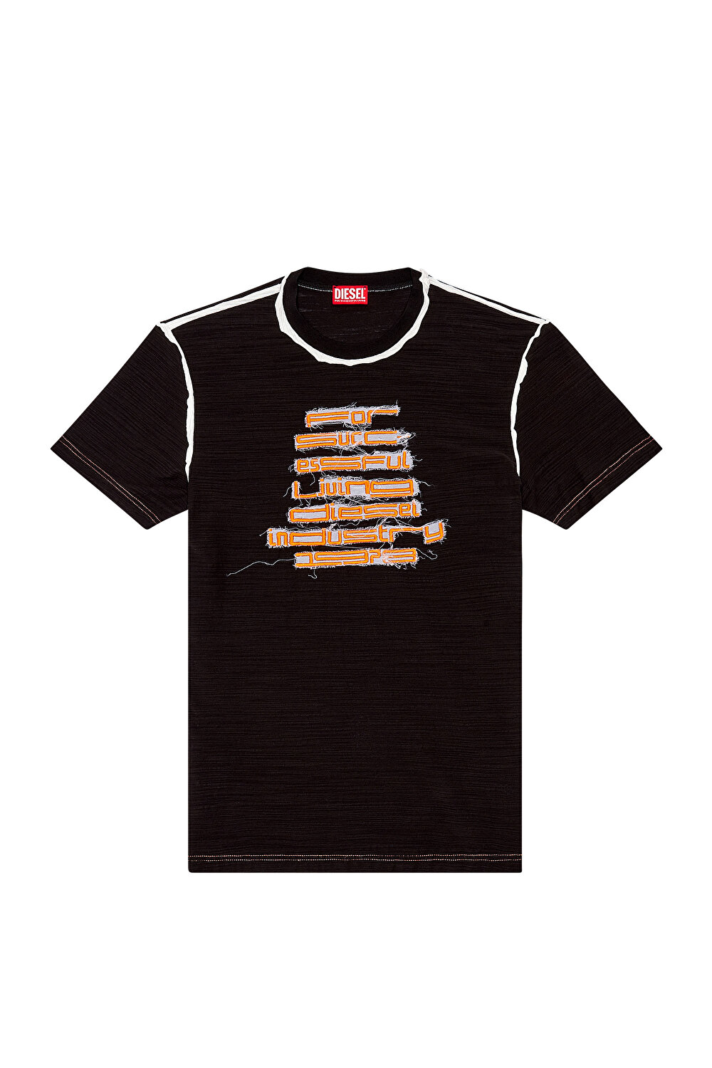 Diesel Erkek Bisiklet Yaka Siyah T-Shirt