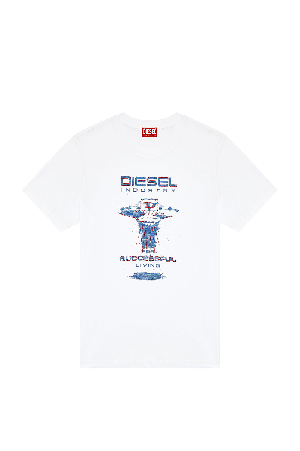 Diesel Erkek Beyaz T-Shirt