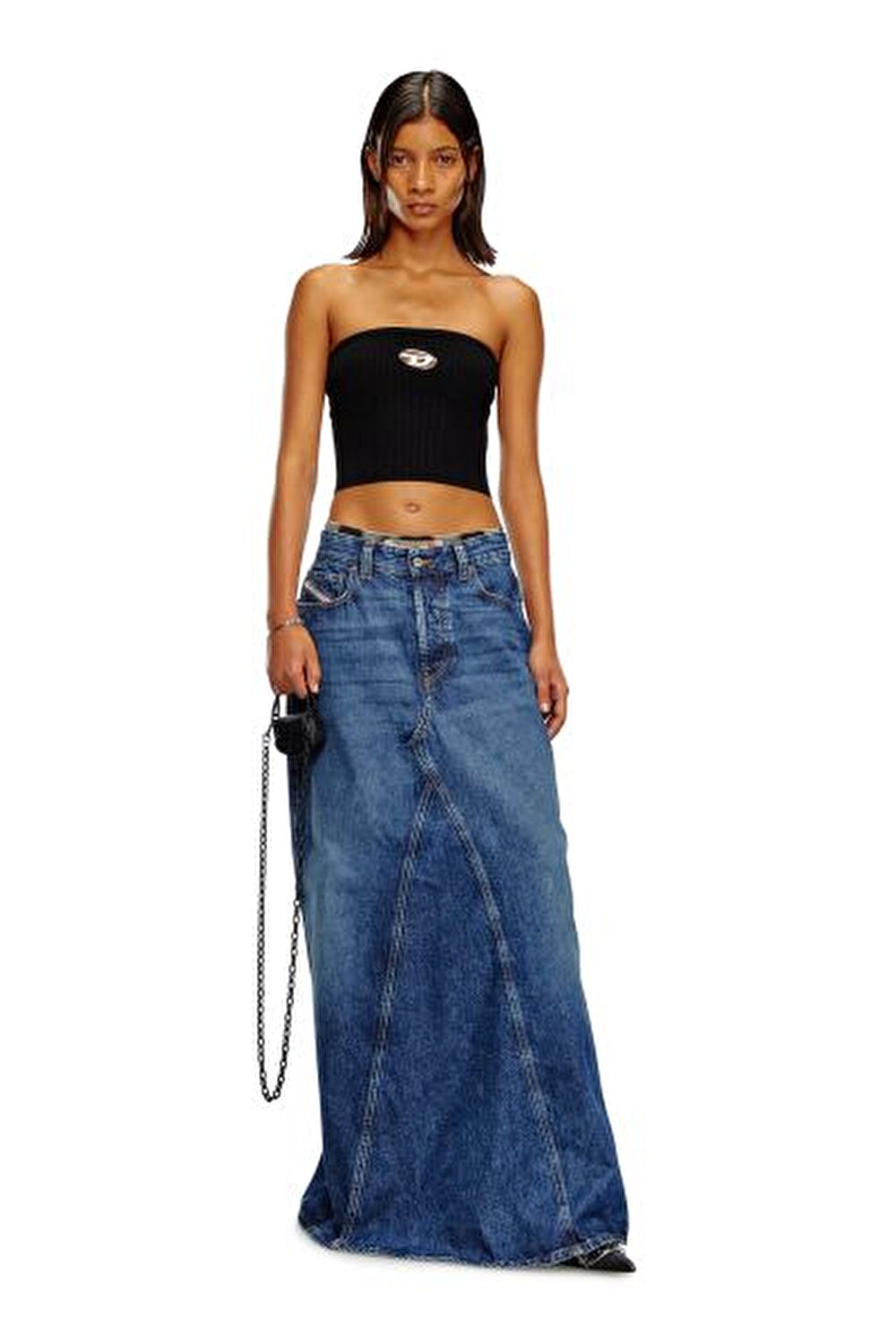 Diesel Kadın Siyah Top