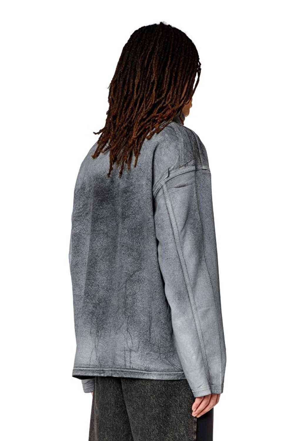 Diesel Erkek Gri Sweatshirt