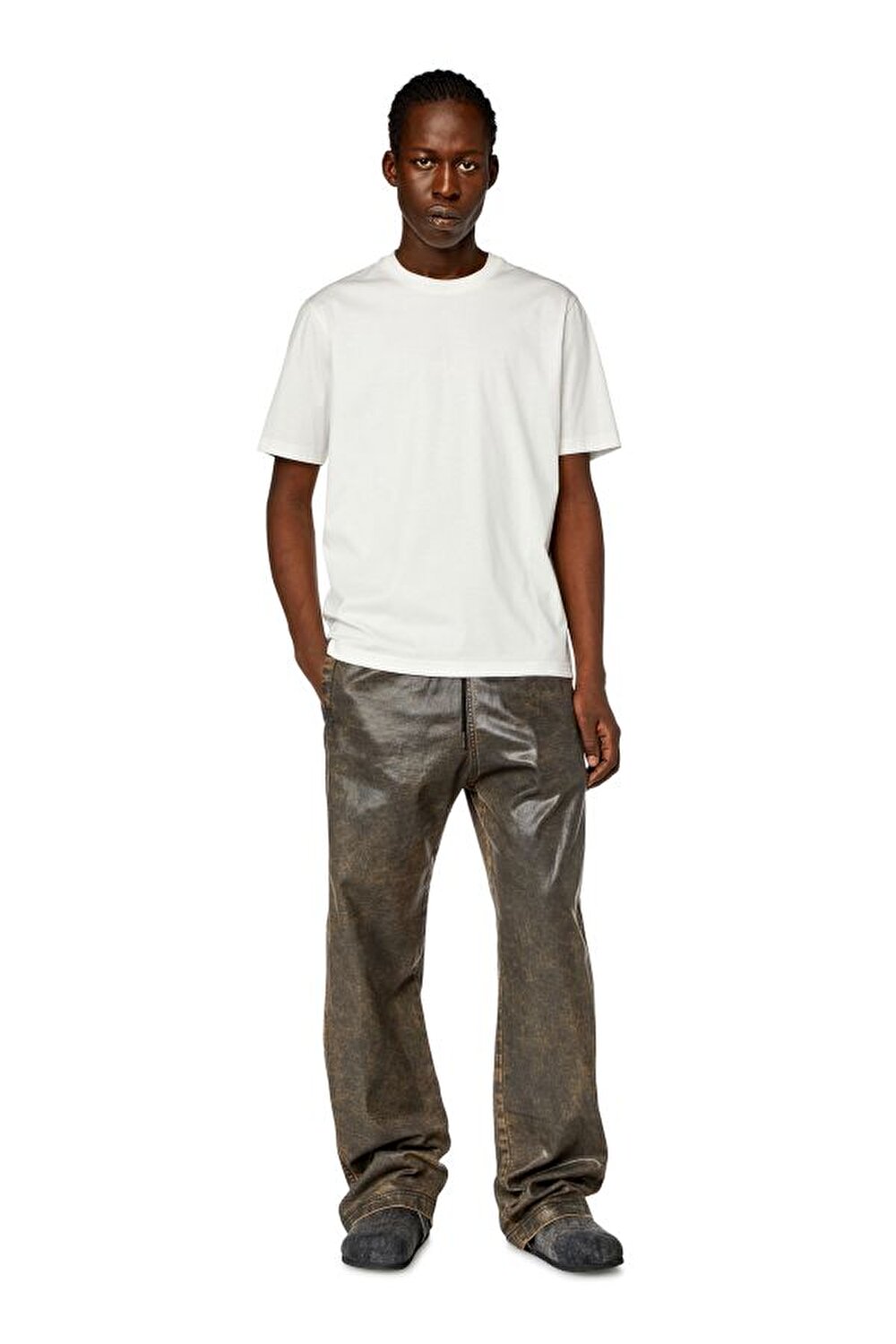 Diesel Erkek Beyaz T-Shirt