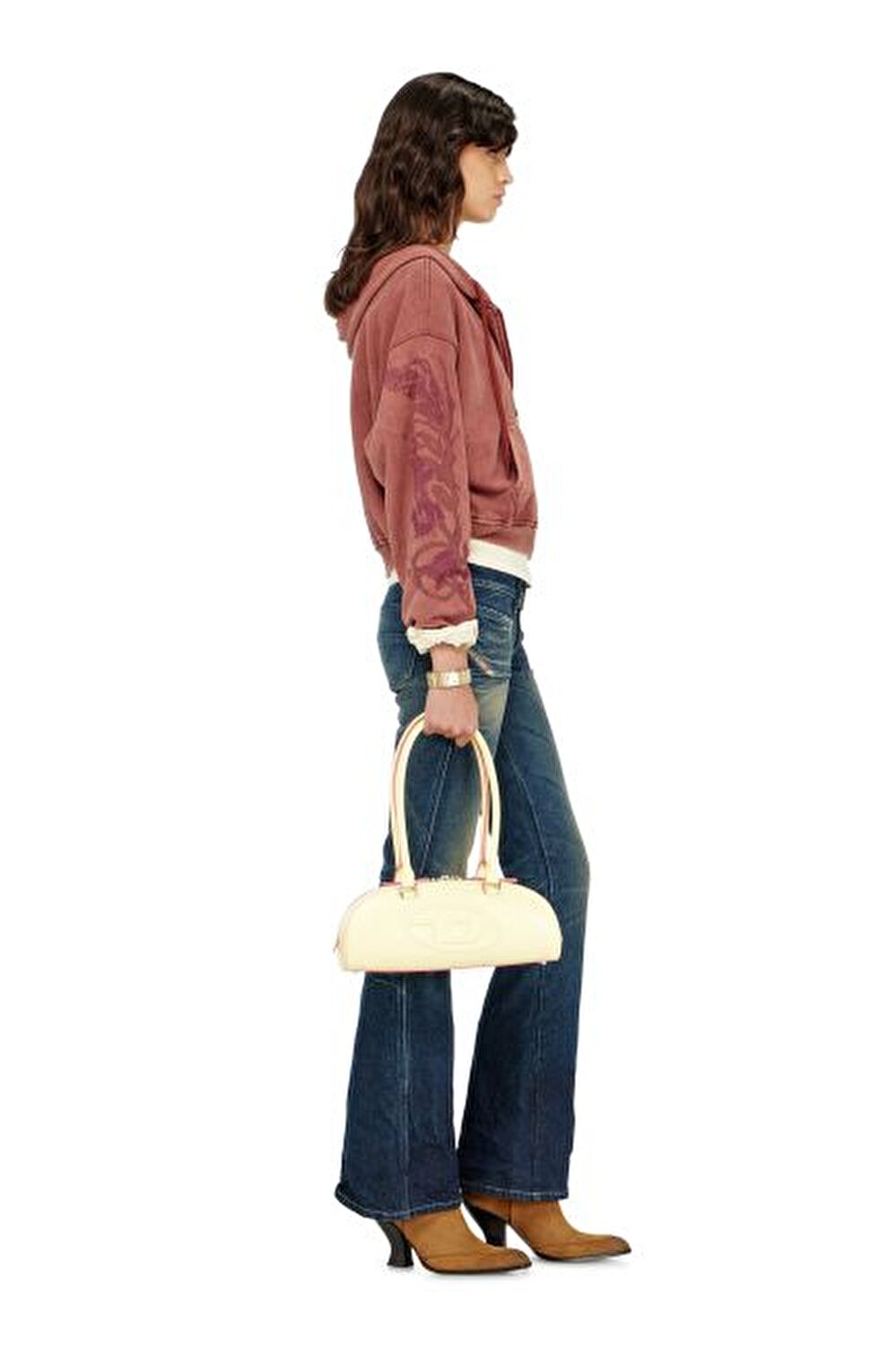 KOYU MAVİ KADIN D-HUSH BOOTCUT JEAN PANTOLON
