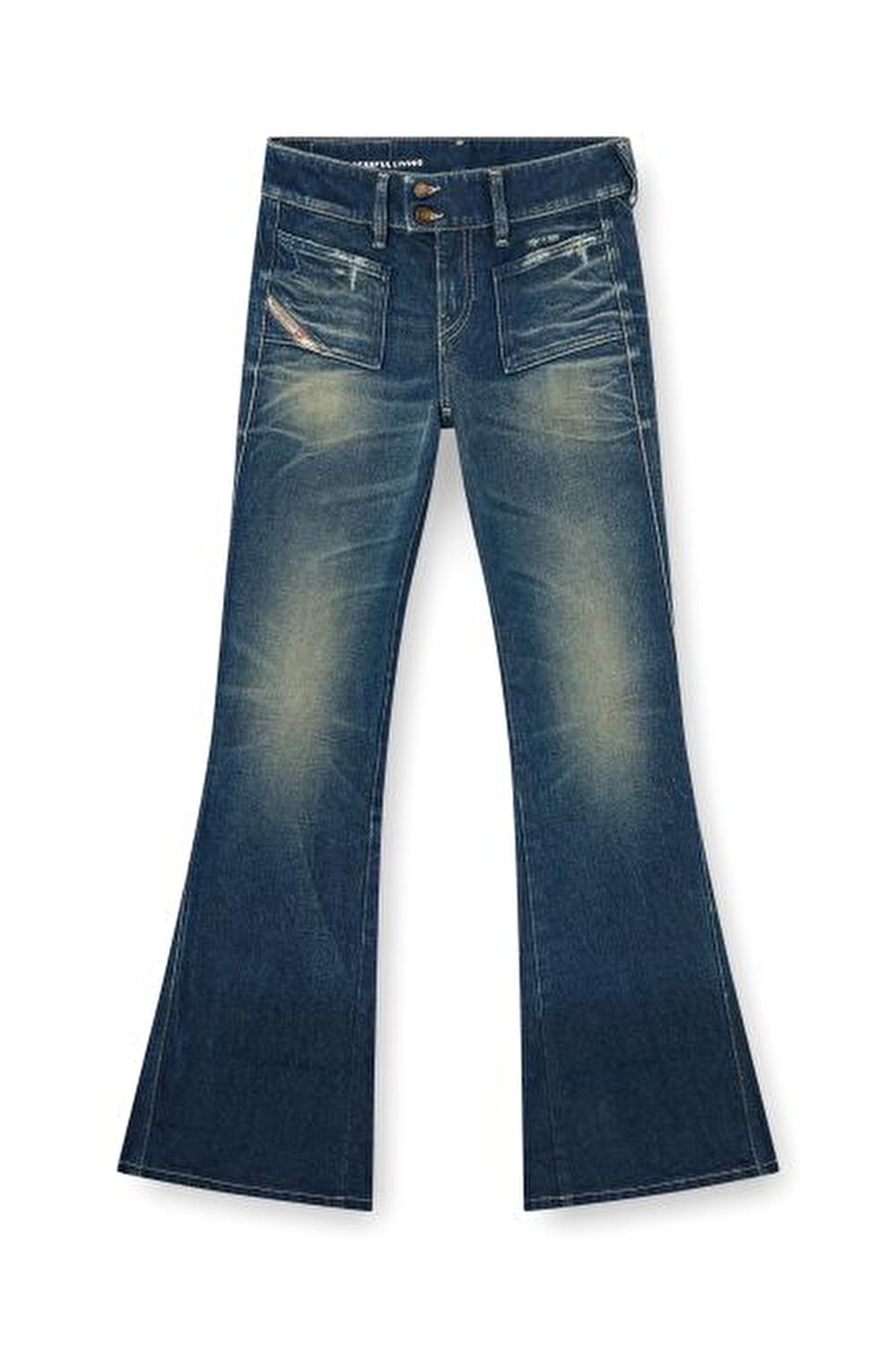 KOYU MAVİ KADIN D-HUSH BOOTCUT JEAN PANTOLON
