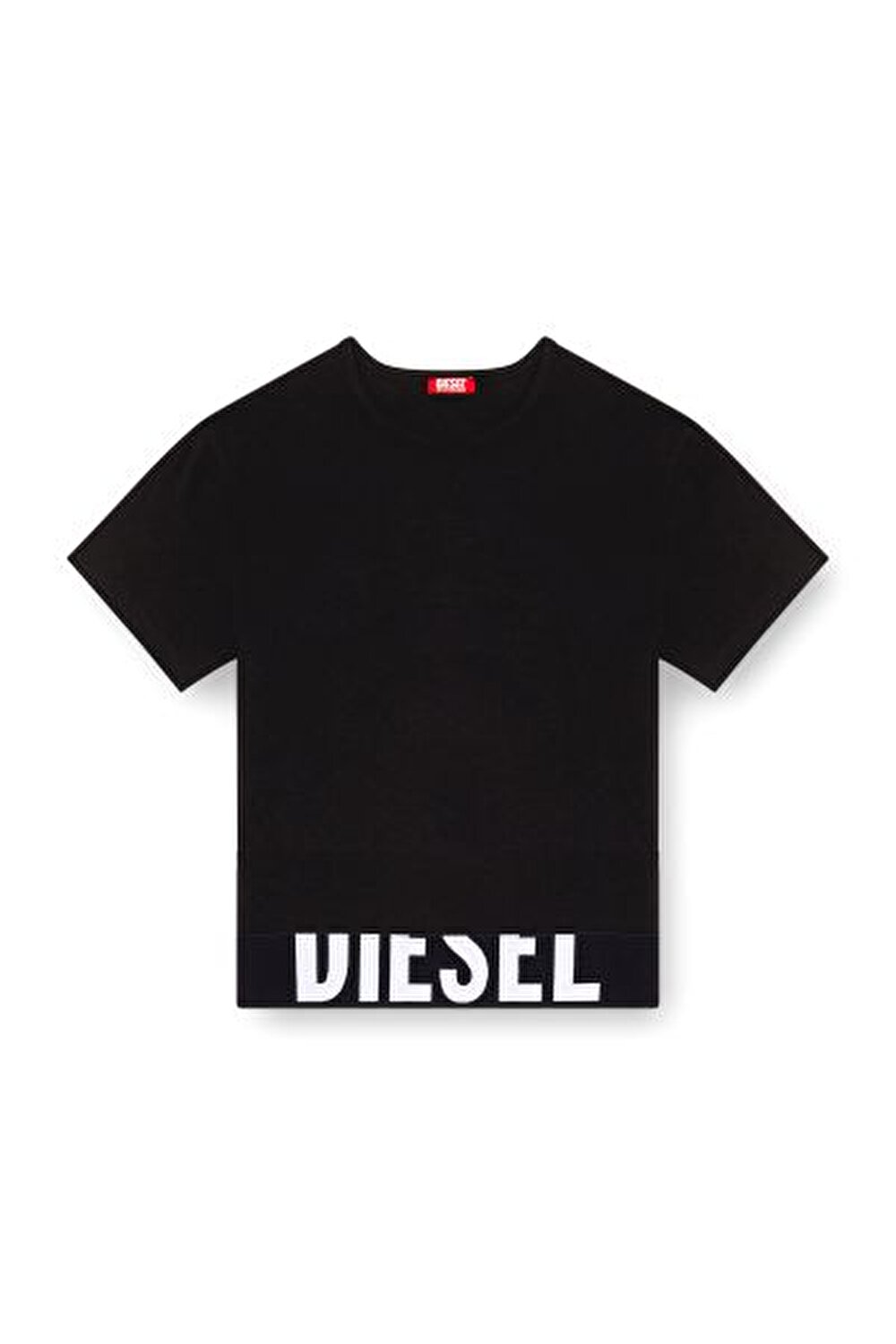 SİYAH LOGOLU KADIN T-SHIRT