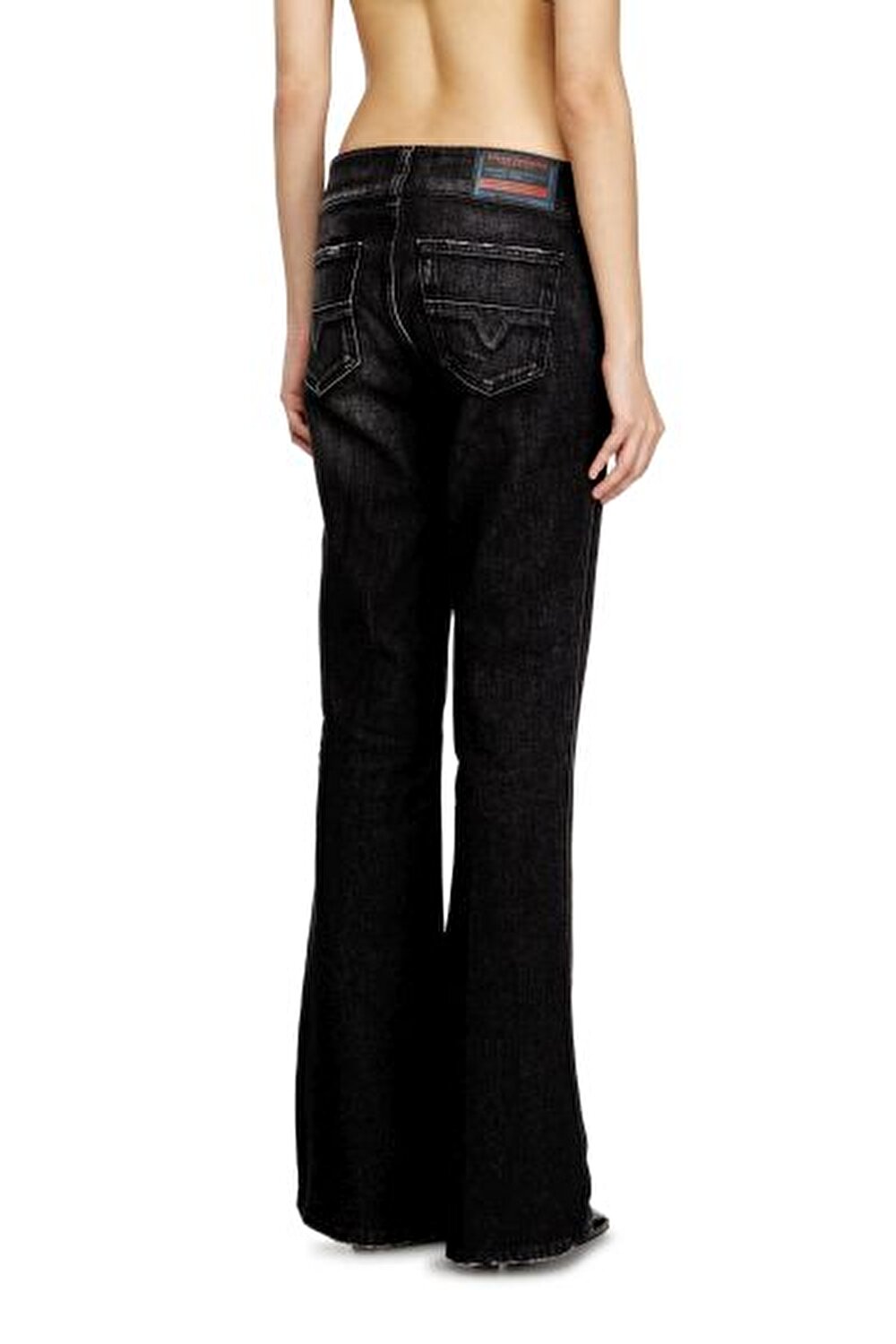 D-HUSH SİYAH KADIN BOOTCUT JEAN PANTOLON