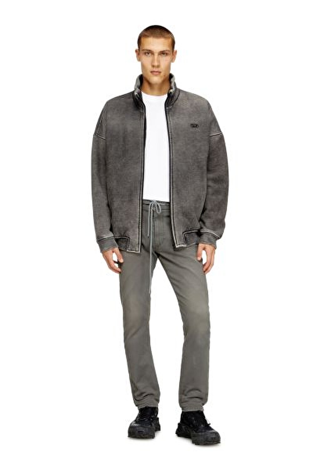 2032 D-KROOLEY-B GRİ ERKEK REGULAR JOGG JEAN PANTOLON