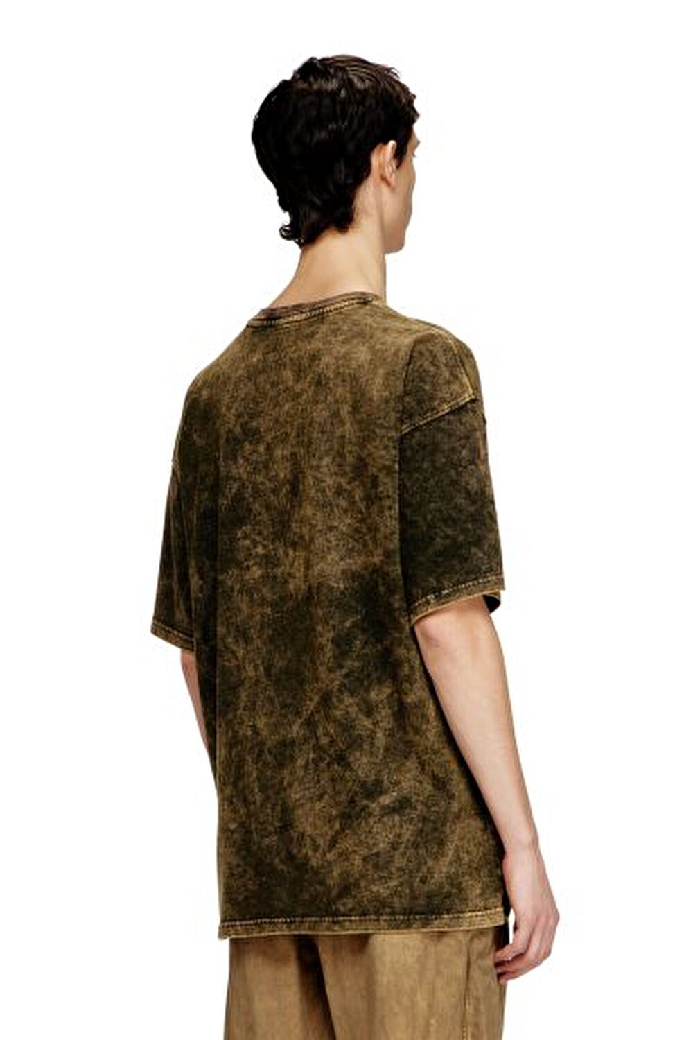 KAHVE LOGOLU ERKEK T-SHIRT