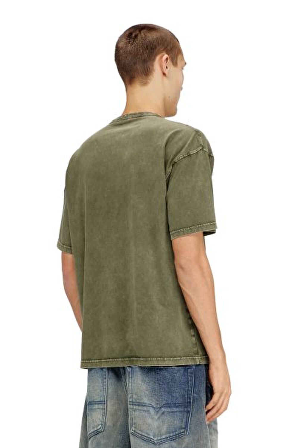 YEŞİL LOGOLU ERKEK T-SHIRT