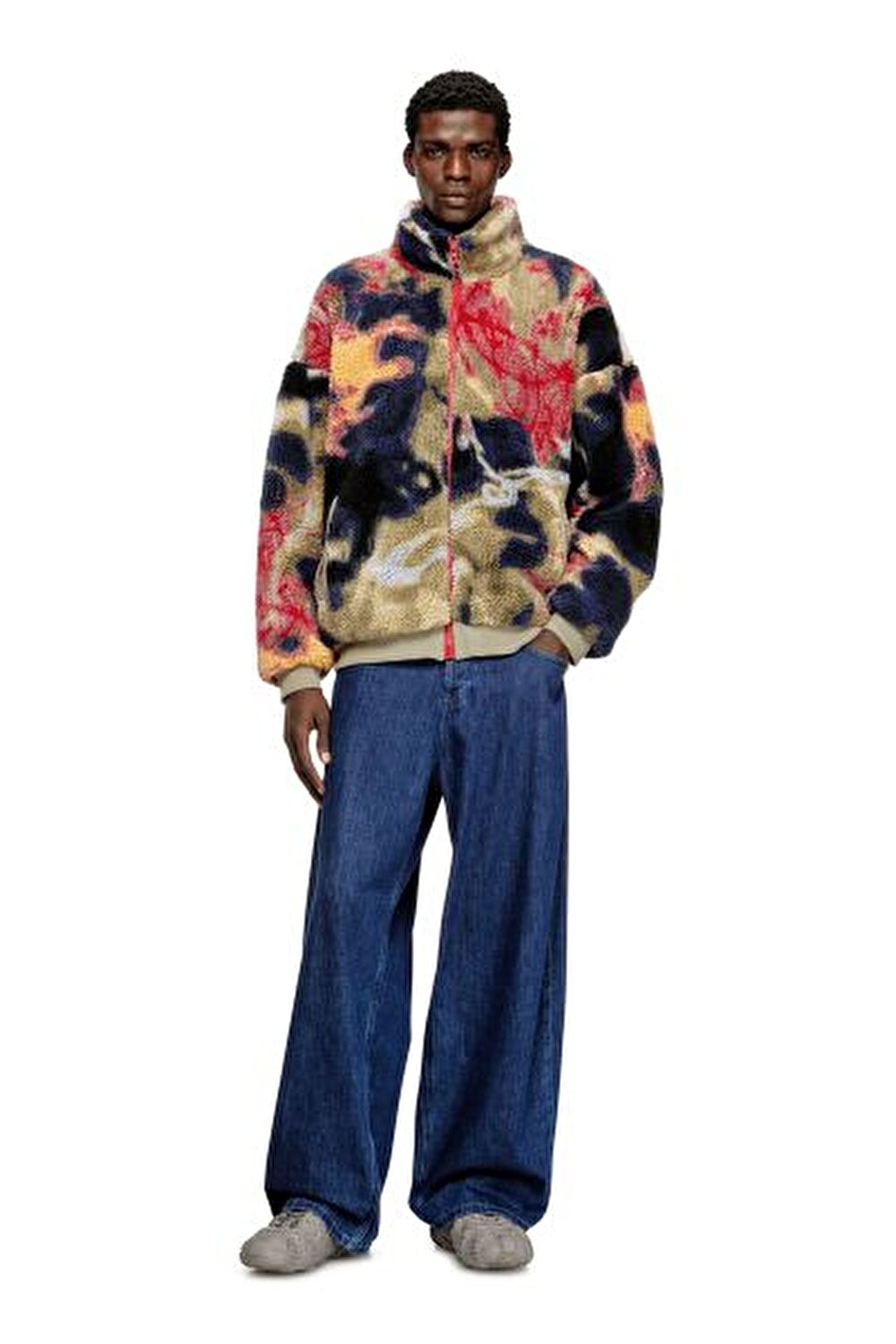 RENKLİ ERKEK YÜNLÜ POLAR