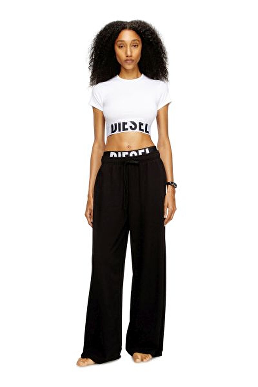 SİYAH LOGOLU KADIN EŞOFMAN