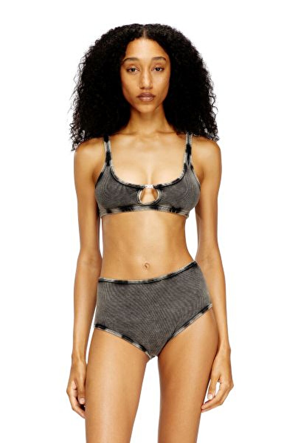 ANTRASİT METAL D LOGOLU KADIN BRALET