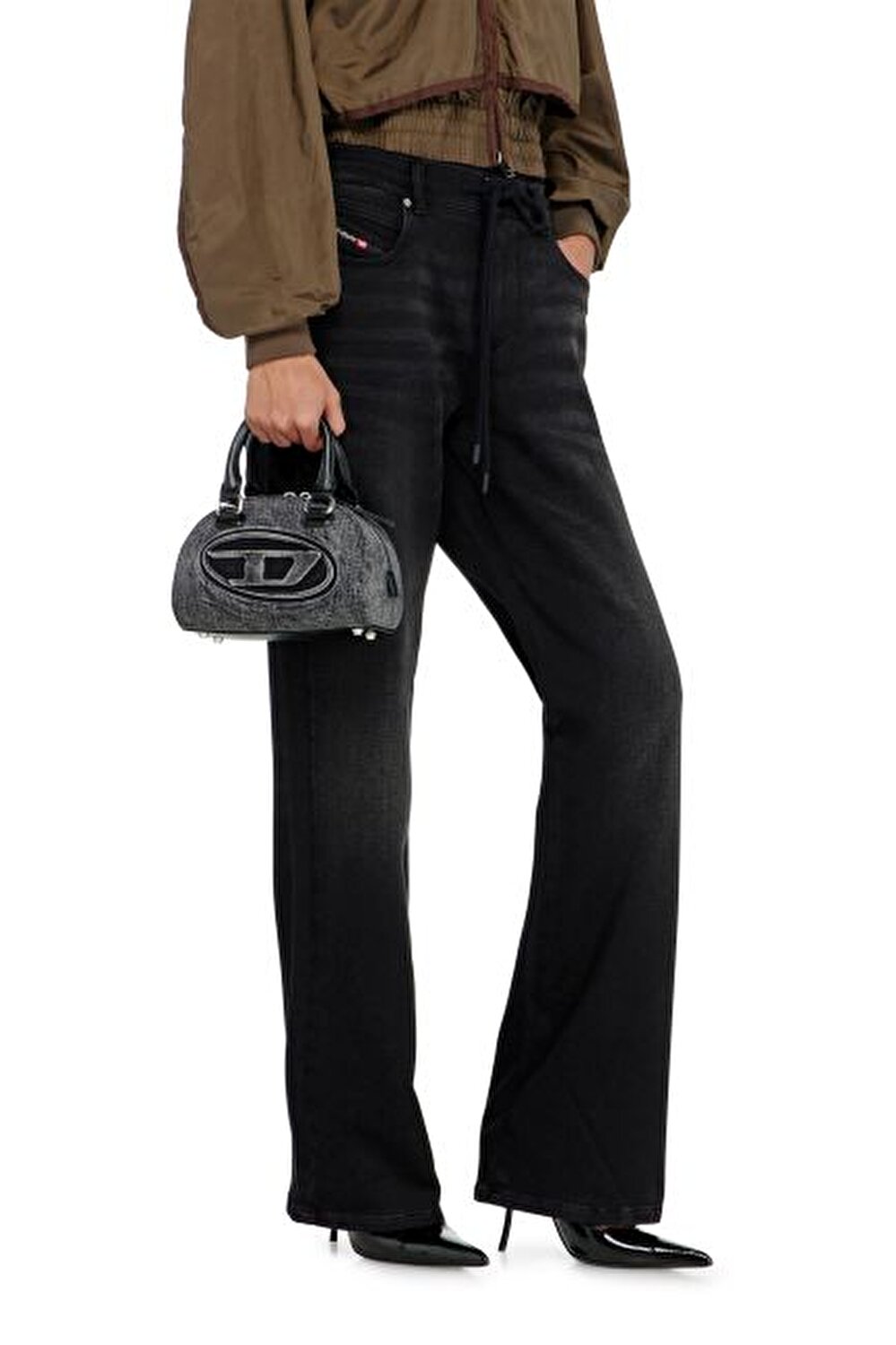 SİYAH KADIN 2071 D-MEEL JOGG REGULAR JEAN PANTOLON