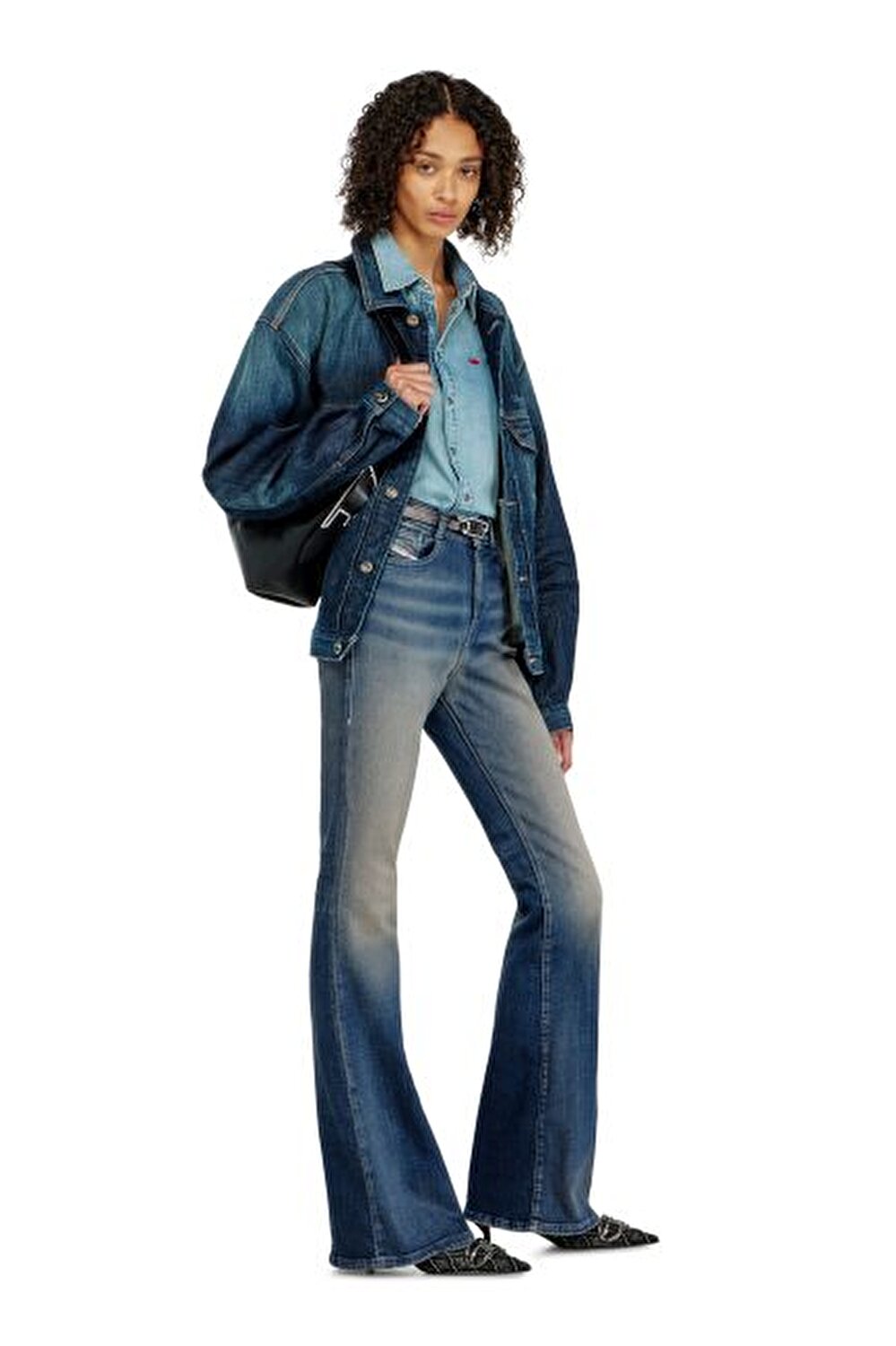 KOYU MAVİ ERKEK 1973 D-PARTT BOOTCUT JEAN PANTOLON