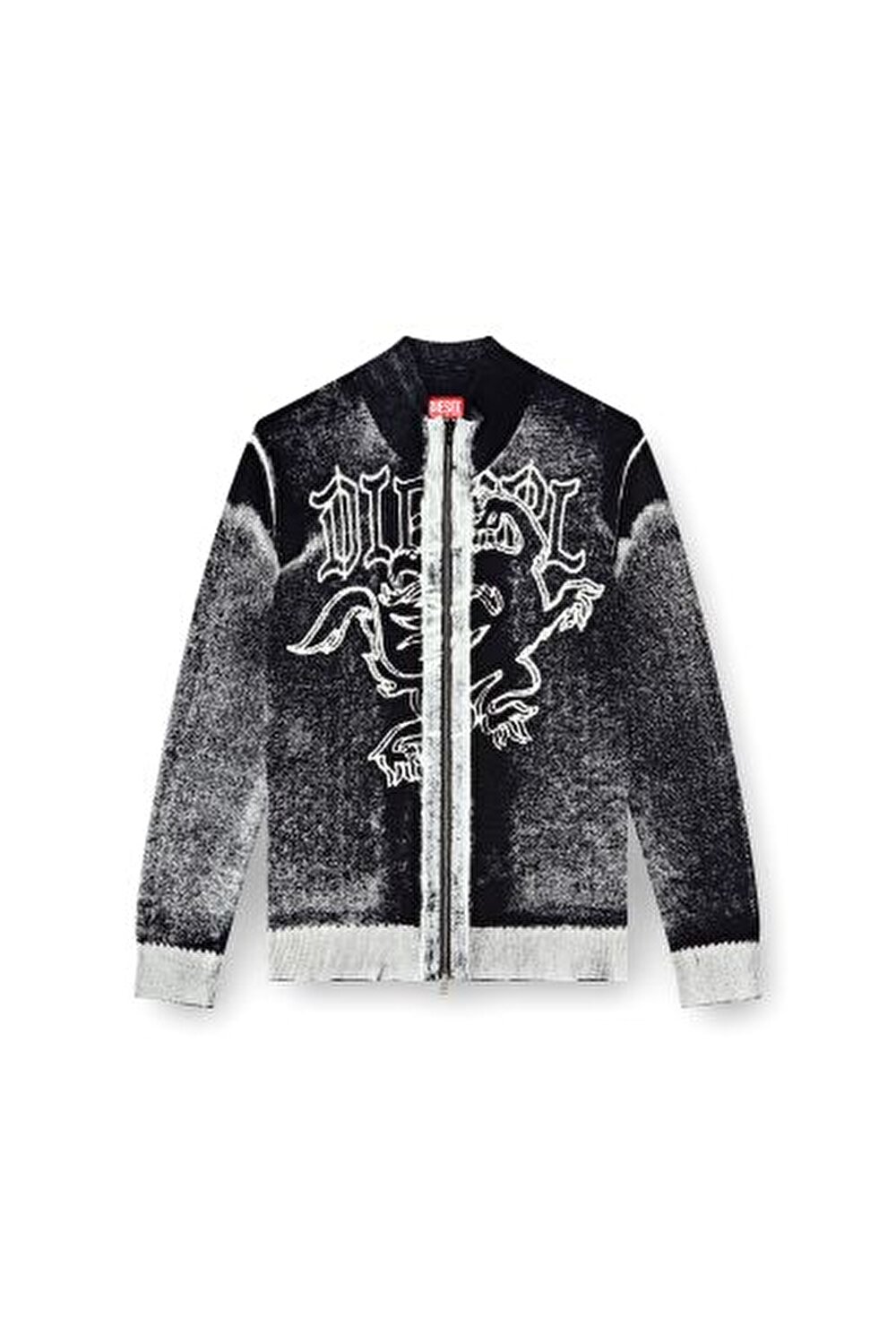 SİYAH BEYAZ KADIN K-LAUROS MAGLIA TRİKO