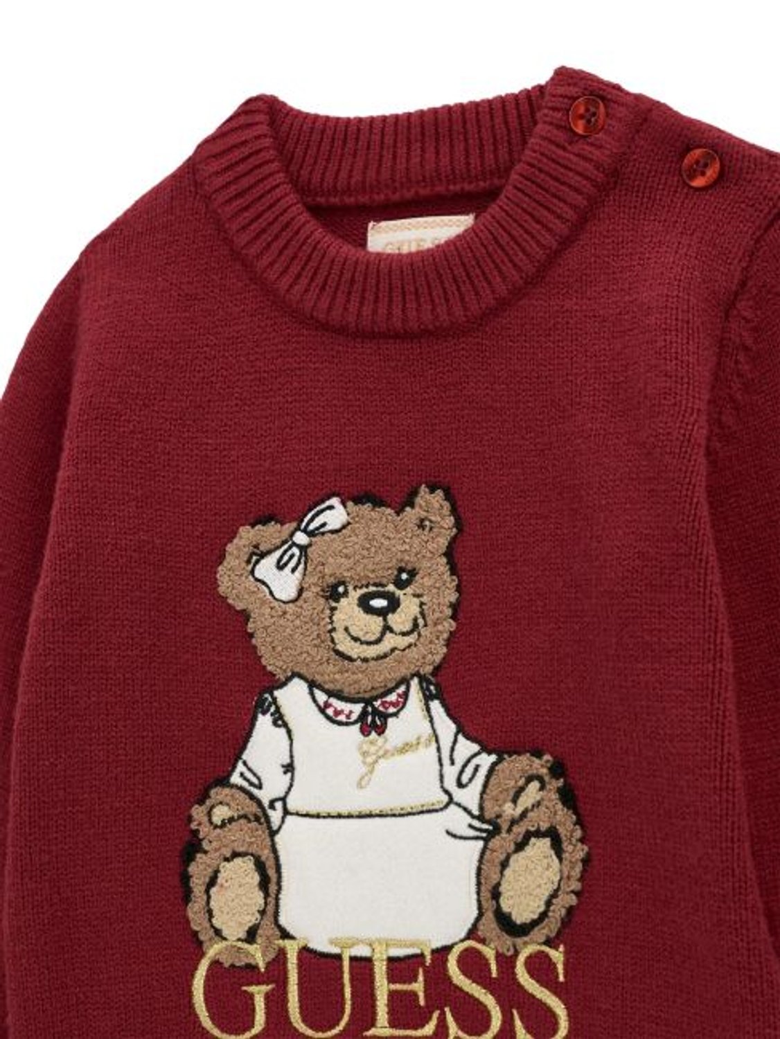 BORDO BEBEK ELBİSE