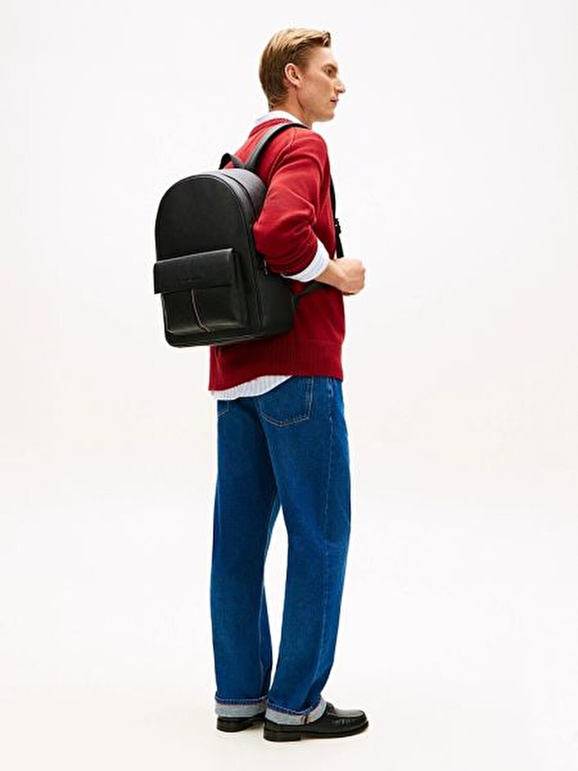 CENTRAL SİYAH ERKEK SIRT ÇANTASI