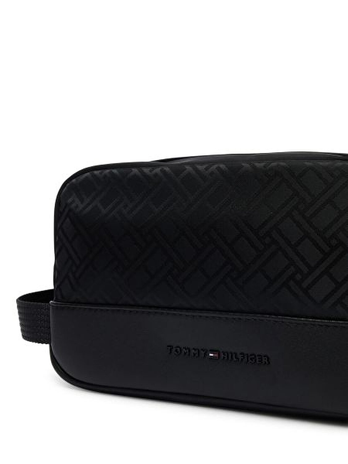JACQUARD SİYAH ERKEK EL ÇANTASI