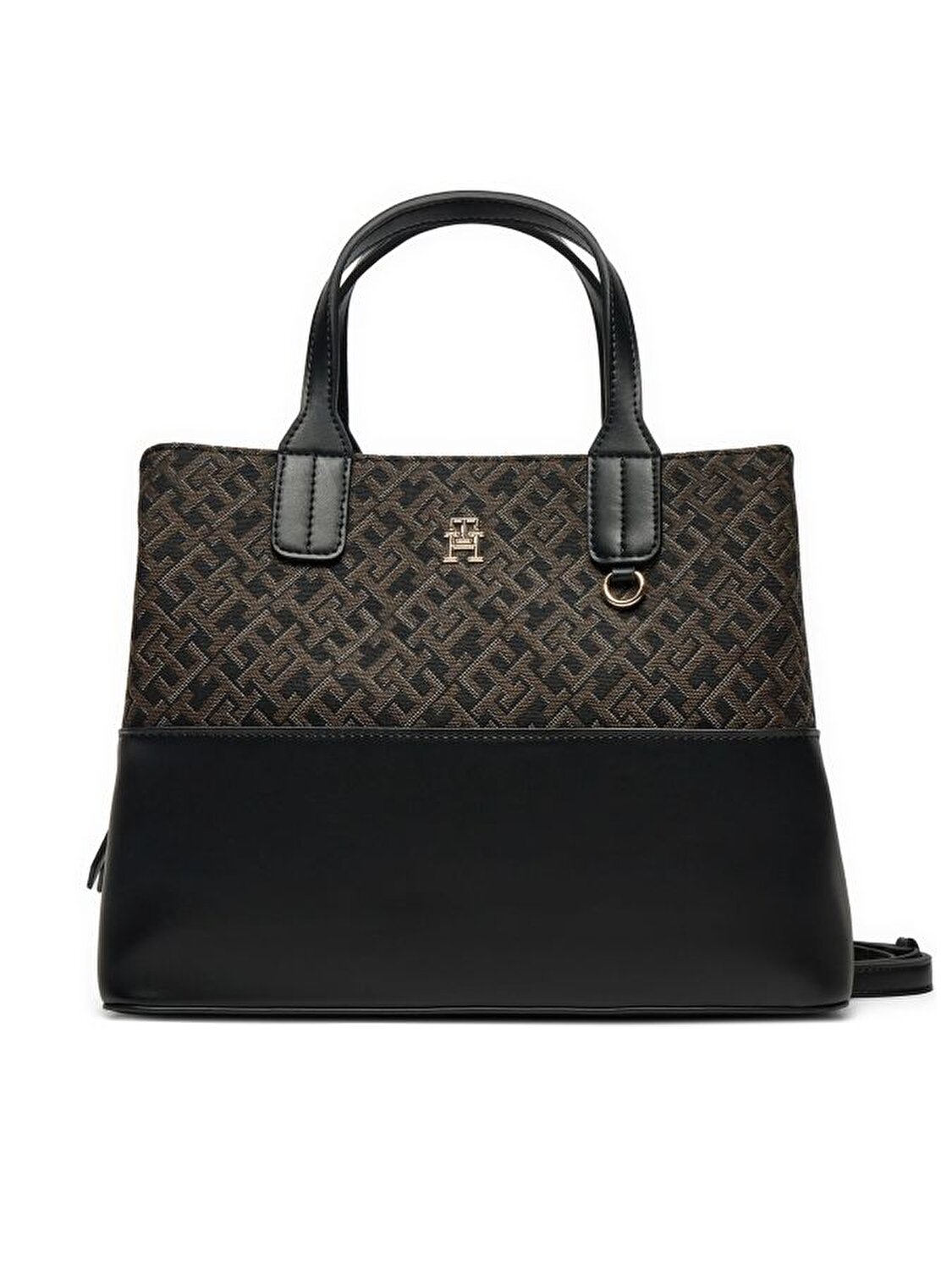 TH JACQUARD MED SATCHEL