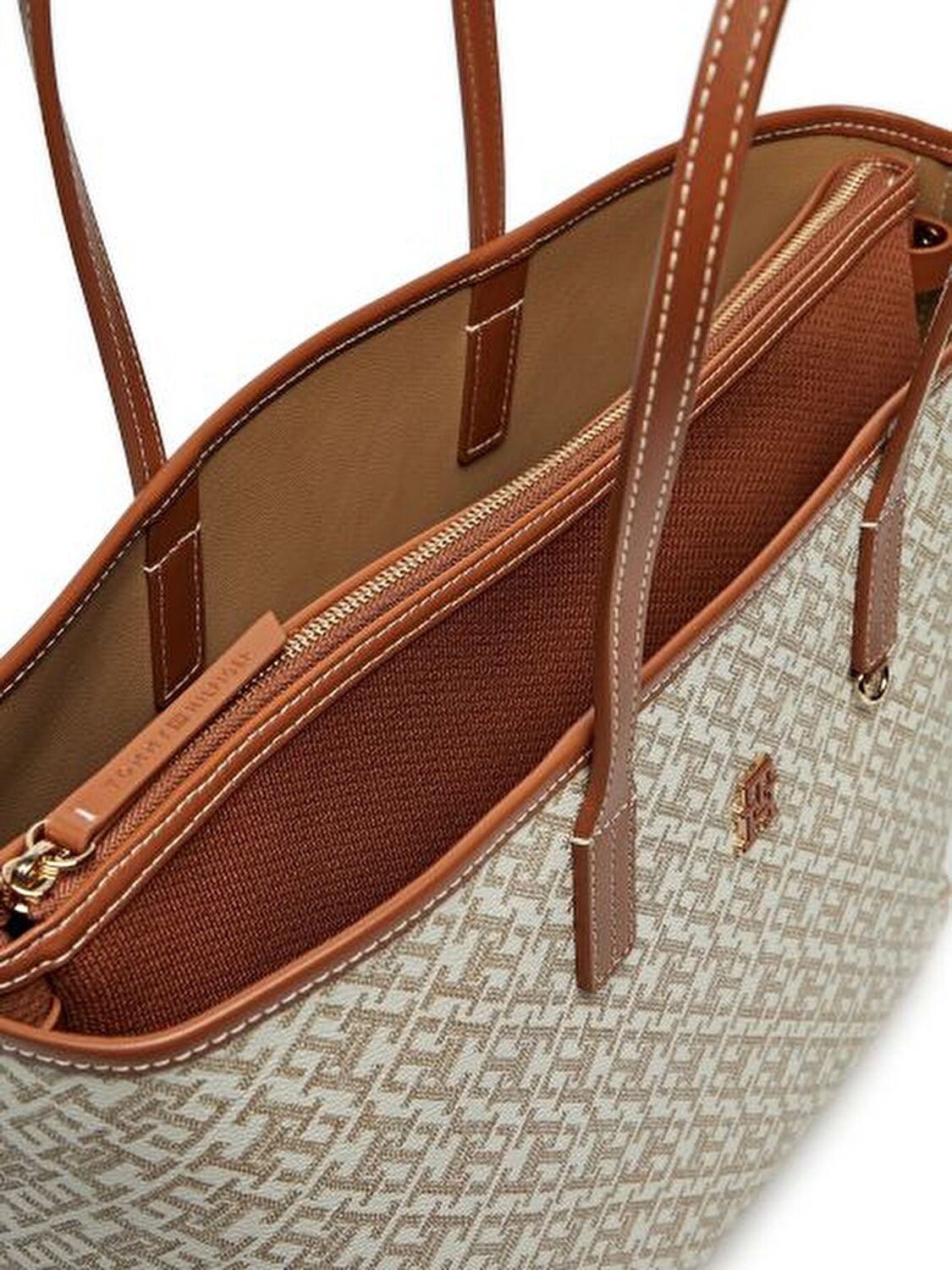 TH MONOPLAY LEATHER TOTE