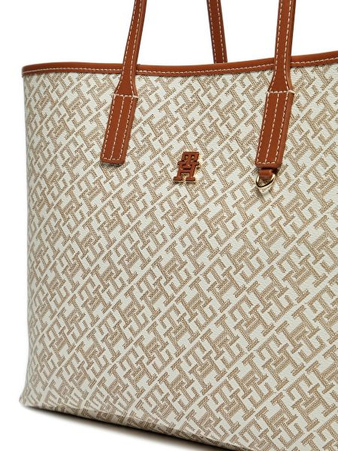 TH MONOPLAY LEATHER TOTE