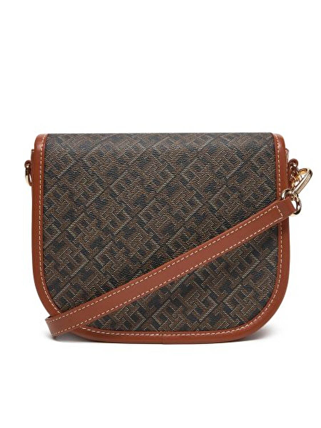 TH MONOPLAY LEATHER SADDLE BAG
