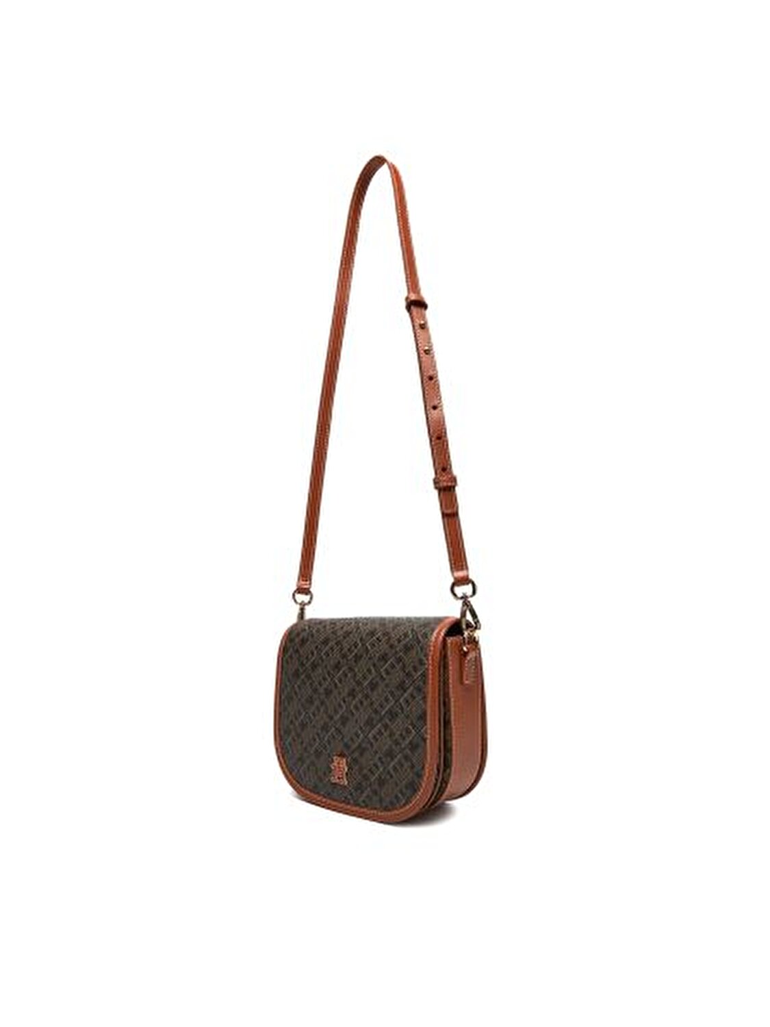 TH MONOPLAY LEATHER SADDLE BAG