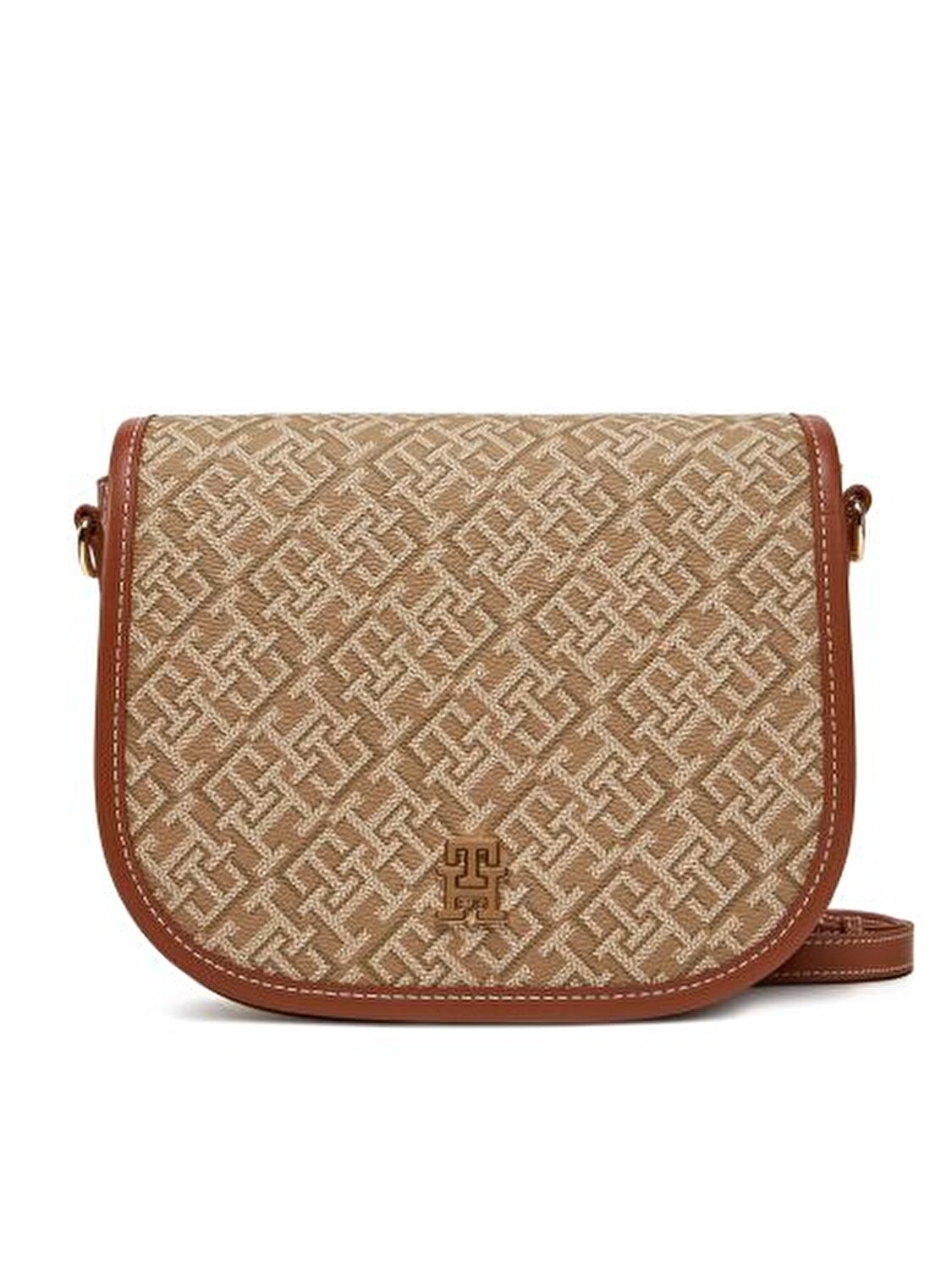 TH MONOPLAY LEATHER SADDLE BAG