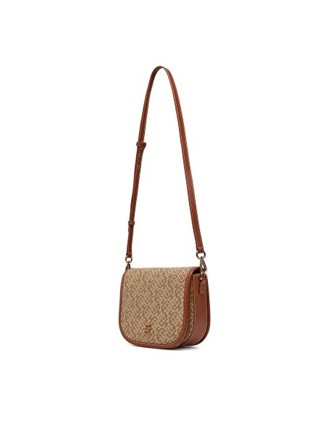 TH MONOPLAY LEATHER SADDLE BAG