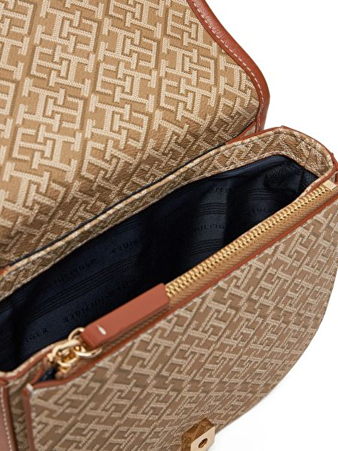 TH MONOPLAY LEATHER SADDLE BAG