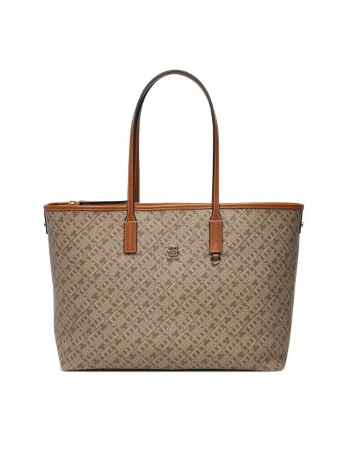 TH MONOPLAY LEATHER TOTE