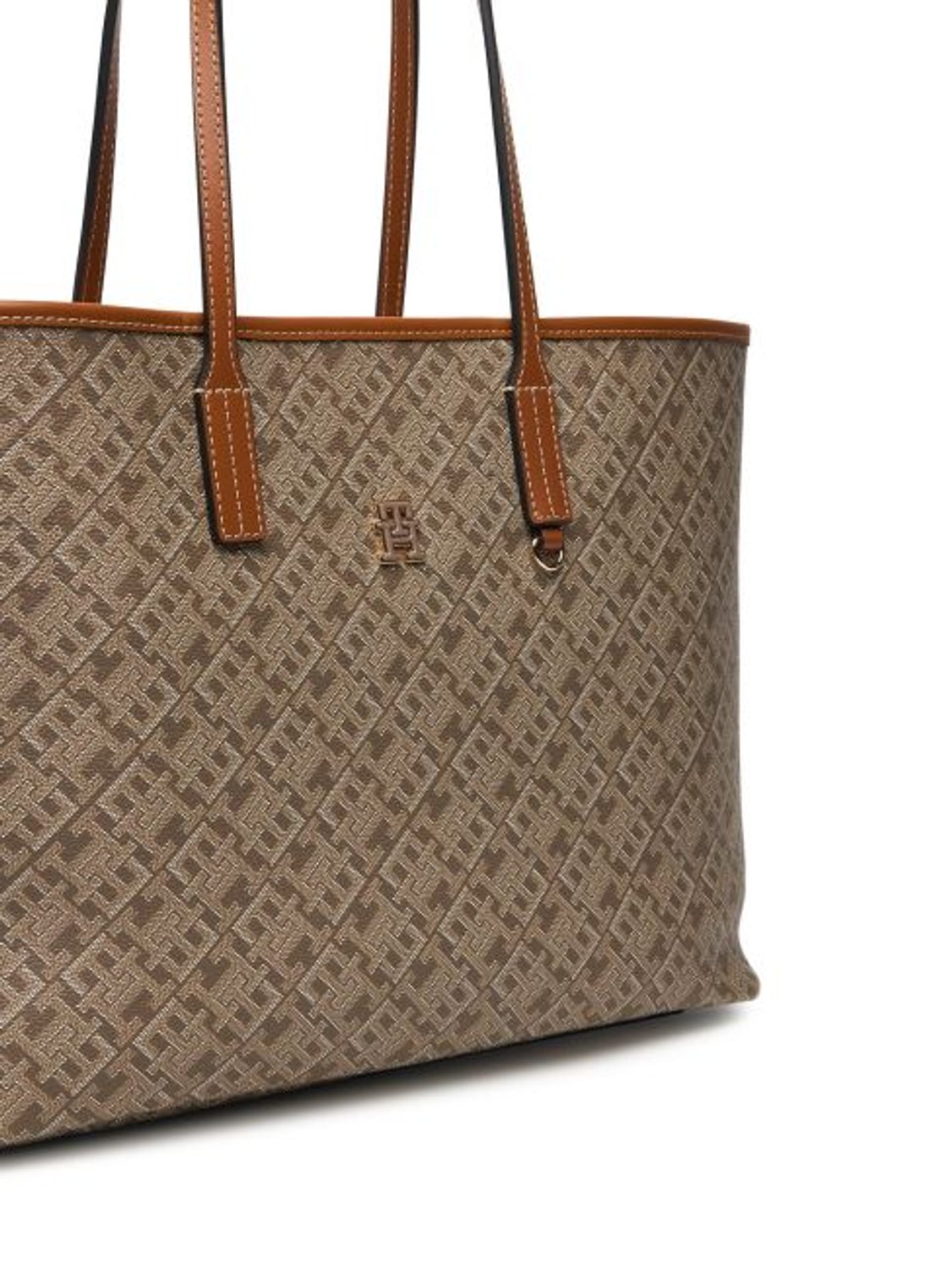 TH MONOPLAY LEATHER TOTE