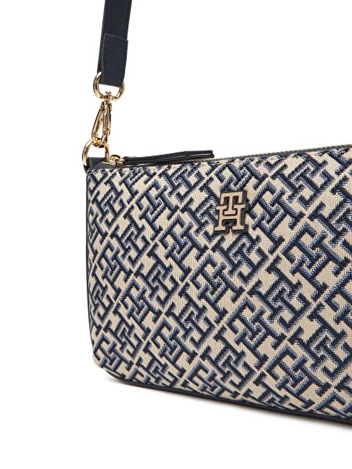 TH JACQUARD SHOULDER POUCH