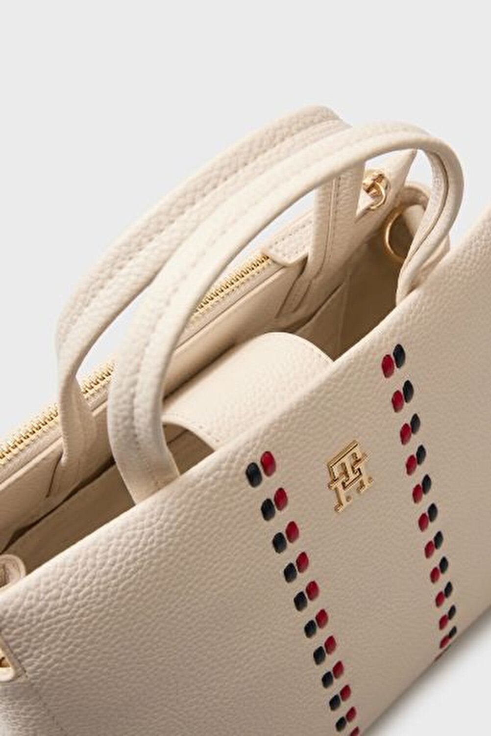 TIMELESS MINI SATCHEL BEJ KADIN OMUZ ÇANTASI